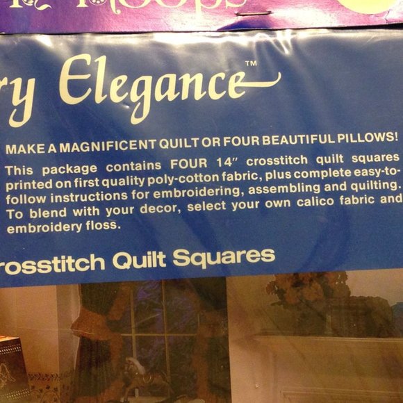 Cross-Stitch Quilt Squares - Pennsylvania Dutch for making pillow tops or quilts - Picture 3 of 6